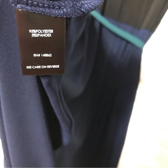 Torrid Navy Color Block Studio Knit Surplice Above Knee Wrap Dress Size US 1X - Picture 8 of 10